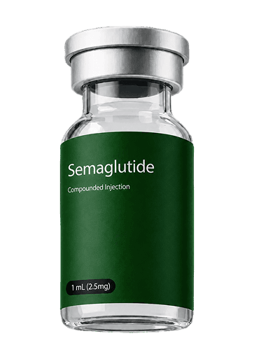 Compounded semaglutide vial